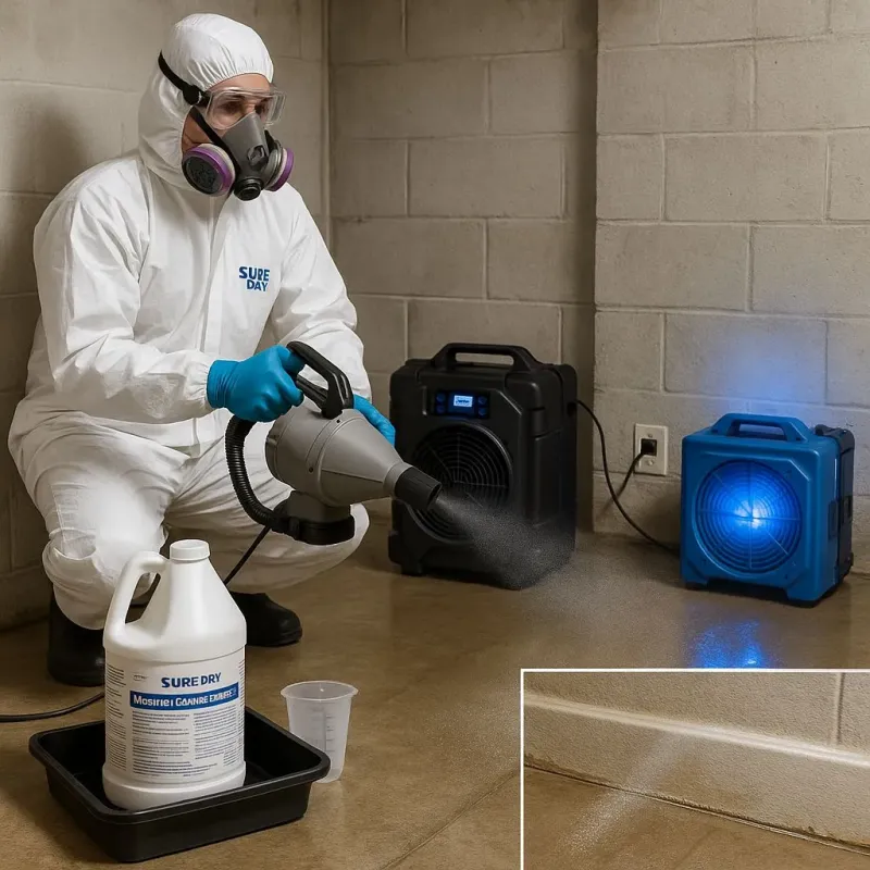 Sanitization and Odor Removal process in Willow Park, TX